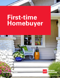 First-time Homebuyer