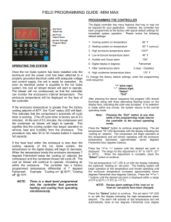field programming guide -mini max