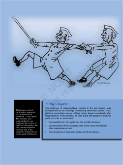 Era of One-party Dominance