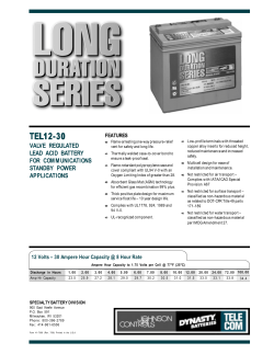 TEL12-30 - Battery USA