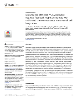 Disturbance of the let-7/LIN28 double-negative feedback