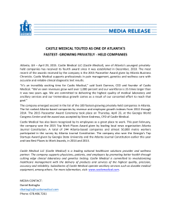 castle medical touted as one of atlanta`s fastest