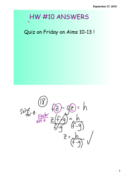 aim 11 notes - Manhasset Public Schools