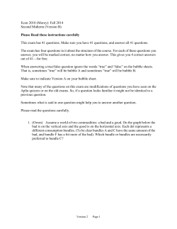 Second Midterm, Fall 2014 Version B