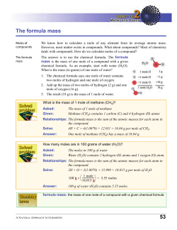 53 The formula mass