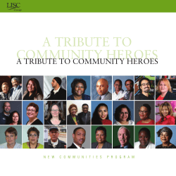 Community Heroes - New Communities Program