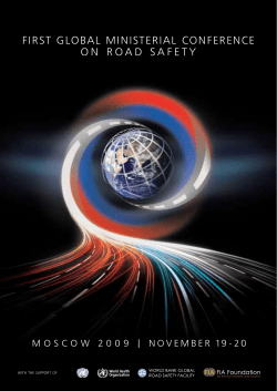 first global ministerial conference onroadsafety