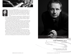 PDF - The Clarice Smith Performing Arts Center