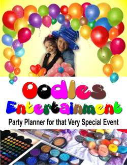 Party Planner - Oodles Entertainment