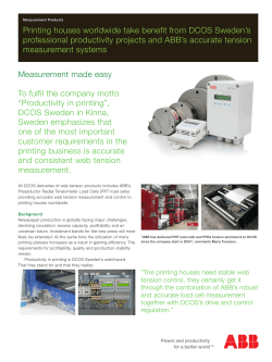 Printing houses worldwide take benefit from DCOS Sweden`s