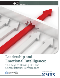 Leadership and Emotional Intelligence
