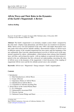 Alfv&eacute;n Waves and Their Roles in the Dynamics of the