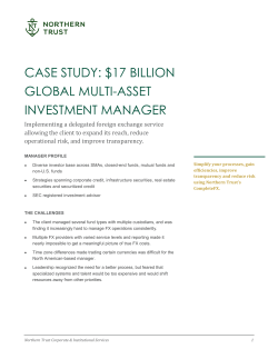 Case Study: $17 Billion Golbal Multi-Asset