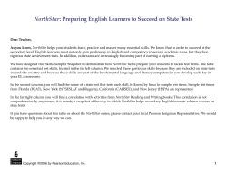 NorthStar: Preparing English Learners to Succeed on State Tests