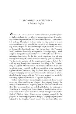 A Personal Preface - The University of Michigan Press