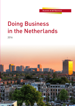 Doing Business in the Netherlands