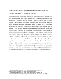 Fluid acceleration effects on suspended sediment transport in the