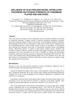 influence of electroless nickel interlayer thickness on fatigue