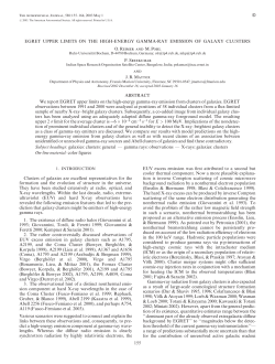 EGRET UPPER LIMITS ON THE HIGH-ENERGY GAMMA