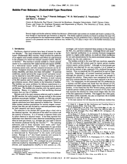 Bubble-Free Belousov-Zhabotlnskil-Type Reactions