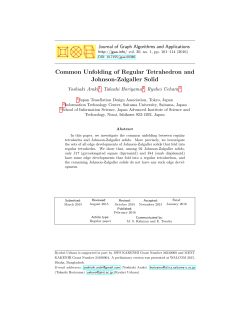 Article - Journal of Graph Algorithms and Applications