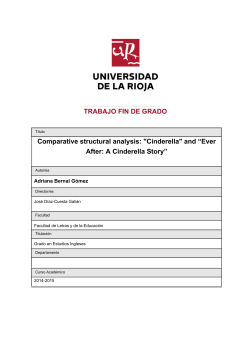 Comparative structural analysis: "Cinderella" and &ldquo;Ever After: A
