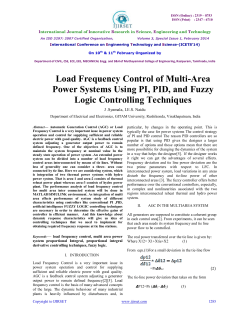 Load Frequency Control of Multi-Area Power Systems Using PI, PID