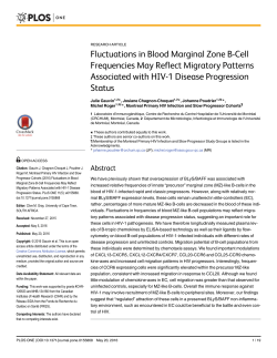 Fluctuations in Blood Marginal Zone B