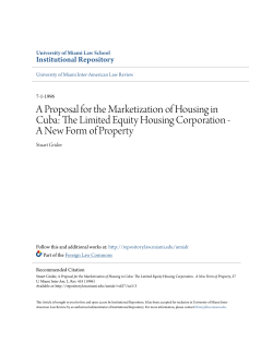 The Limited Equity Housing Corporation