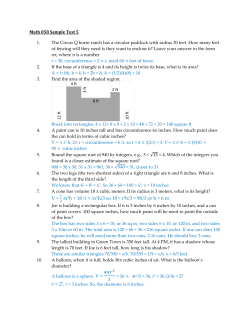 Math 060 Test 2 Practice Jam