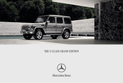 the g-class grand edition - Mercedes-Benz