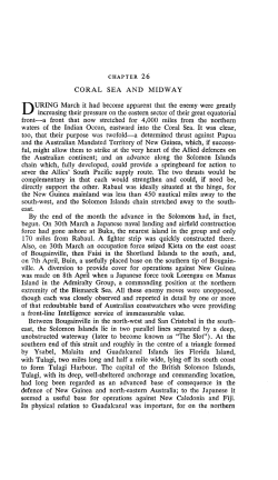 CORAL SEA AND MIDWA Y URING March it had become apparent