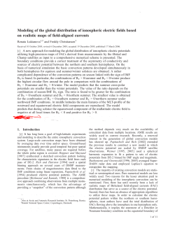 Modeling of the global distribution of ionospheric electric fields
