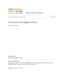 A German Forty-Eighter in Iowa