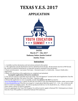texas yes 2017 - Youth Education Summit