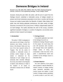 Demesne Bridges in Ireland