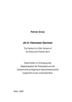 dn in Viennese German