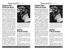 Teamwork mixes football and mission Epiphany: El Dia de los