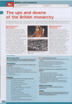 The ups and downs of the British monarchy