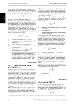 2.2.37. X-RAY FLUORESCENCE SPECTROMETRY(3) 2.2.38