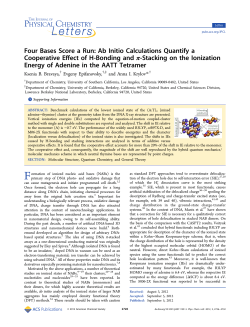 Four Bases Score a Run: Ab Initio Calculations Quantify a