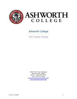 Career Academic Catalog
