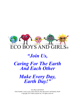 Eco Boys and Girls &ndash; Curriculum Guide
