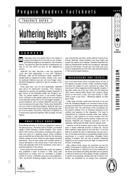 Wuthering Heights - Pearson English Language Teaching!