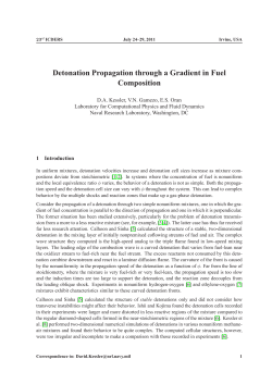 Detonation Propagation through a Gradient in Fuel