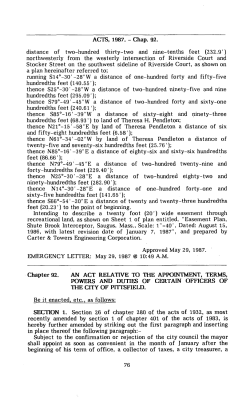 ACTS, 1987. - Chap. 92. distance of two-hundred thirty