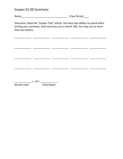 Scopes $2.00 Summary - Kyrene School District