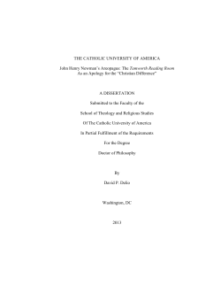 The Tamworth Reading Room As an Apology for the