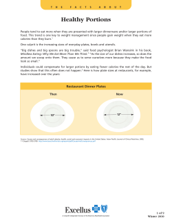 Healthy Portions
