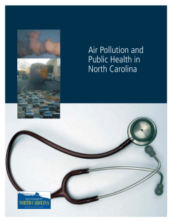 Air Pollution and Public Health in North Carolina
